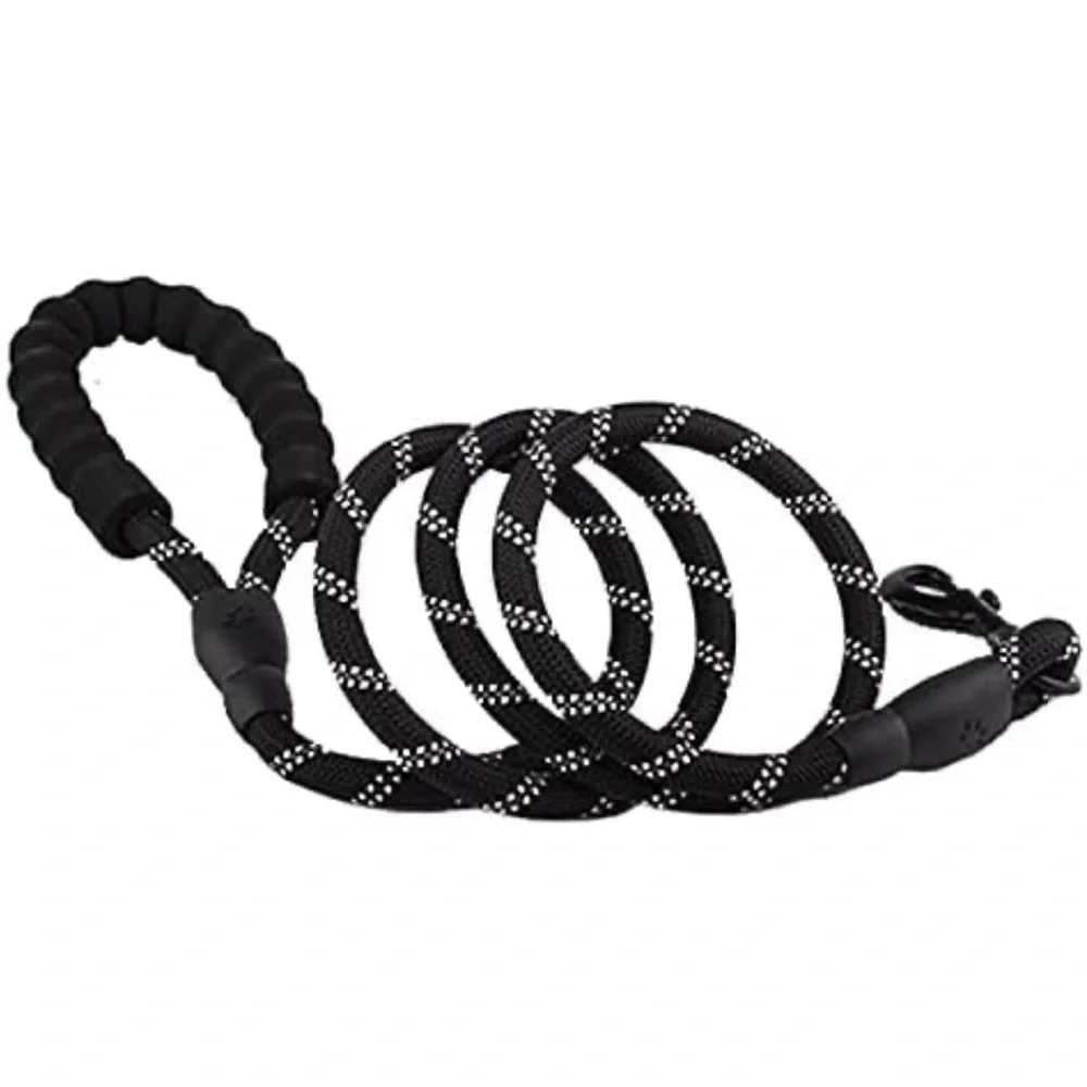 Heavy Duty Reflective 5 Foot Dog Leash With Padded Handle NEW